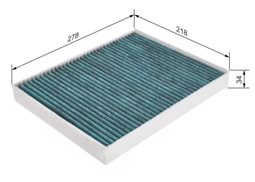 Filter, cabin air BOSCH 0 986 628 517)