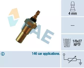 Sensor, coolant temperature  32350)