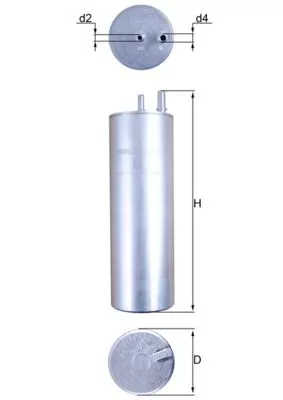 Fuel Filter KNECHT KL 229/5)