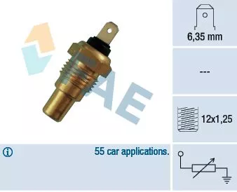 Sensor, koelvloeistoftemperatuur FAE 31580)