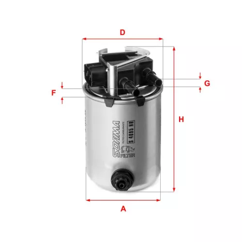 Fuel Filter SOFIMA S 4095 NR)