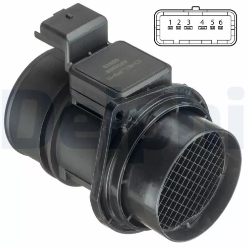 Mass Air Flow Sensor DELPHI AF10369-12B1)
