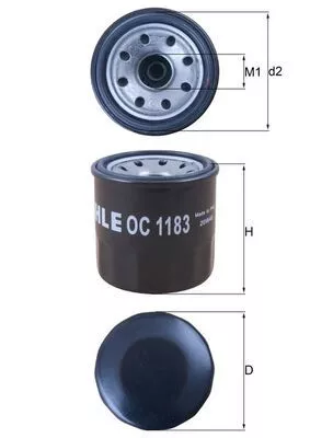 Oil Filter KNECHT OC 1183)