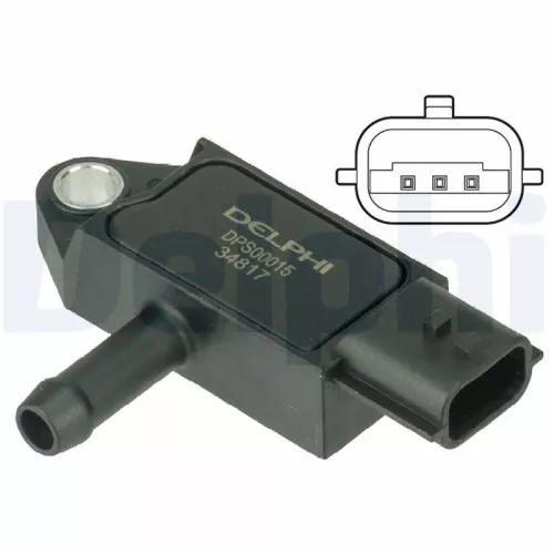 Sensor, uitlaatdruk DELPHI DPS00015)