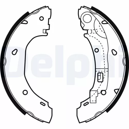 Brake Shoe Set DELPHI LS1925)
