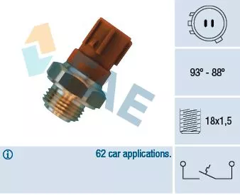 Temperature Switch, radiator fan FAE 36440)