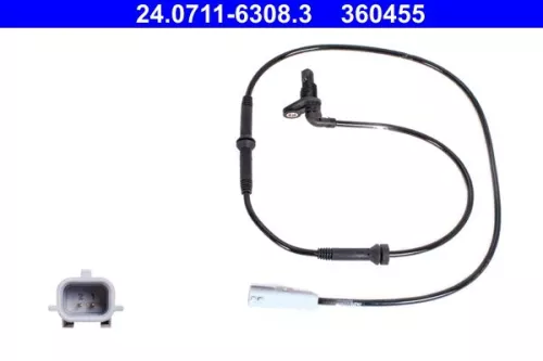 Sensor, wielsnelheid ATE 24.0711-6308.3)