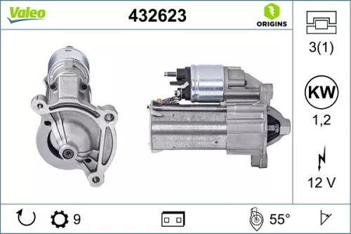Starter VALEO 432623)