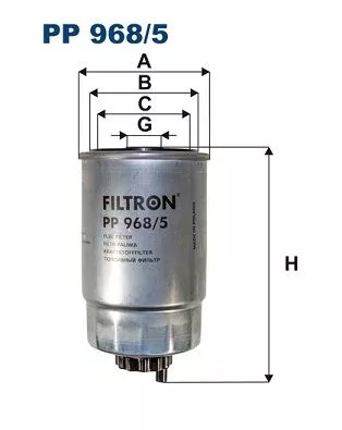 Fuel Filter FILTRON PP 968/5)