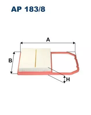 Air Filter FILTRON AP 183/8)