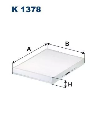 Filter, cabin air FILTRON K 1378)
