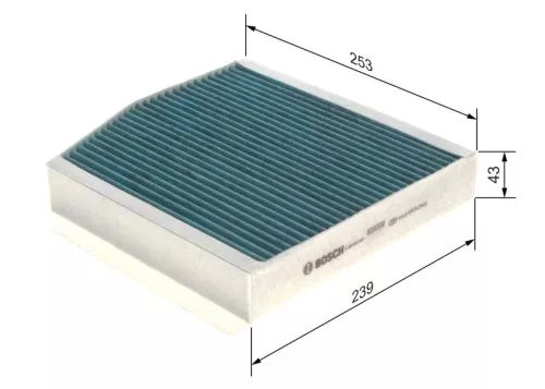 Filter, cabin air BOSCH 0 986 628 545)