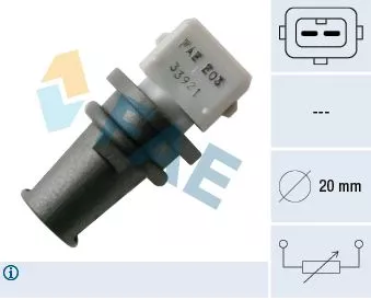 Sensor, inlaatluchttemperatuur FAE 33921)