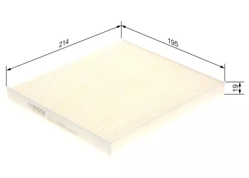 Filter, cabinelucht BOSCH 1 987 435 089)