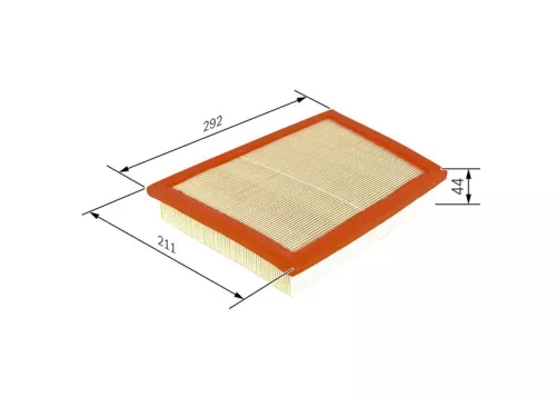 Luchtfilter BOSCH F 026 400 461)