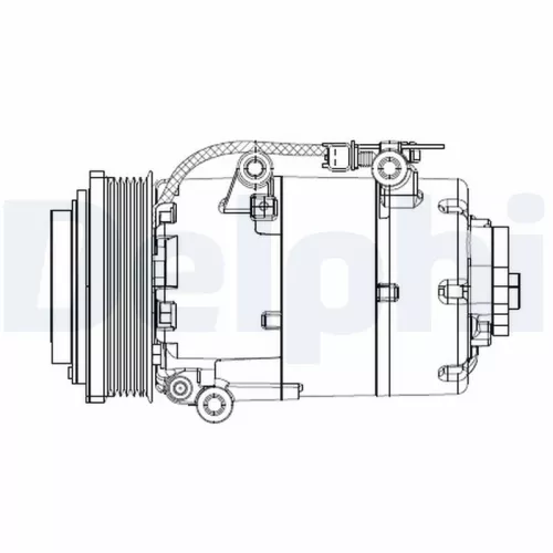 Compressor, air conditioning DELPHI CS20358)