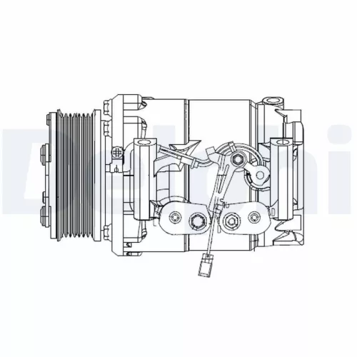 Compressor, air conditioning DELPHI CS20492)