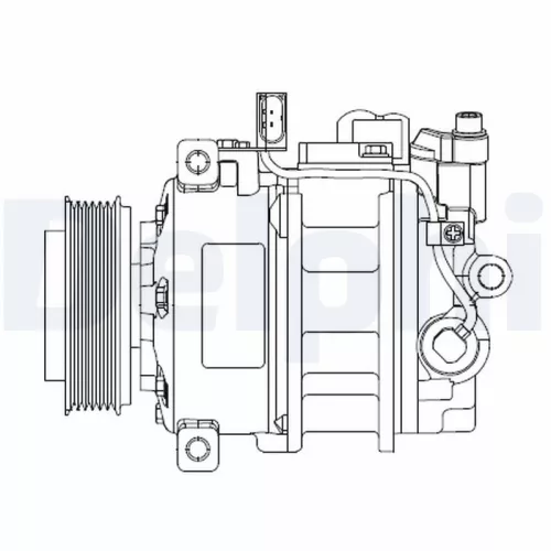 Compressor, air conditioning DELPHI CS20522)