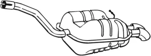 Achterdemper BOSAL 233-547)