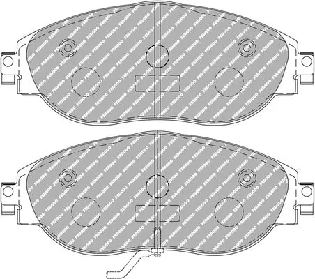 Remblokkenset, schijfrem FERODO RACING FDS4425)