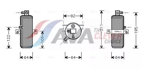 Wasdroger, airconditioning AVA QUALITY COOLING CND202)