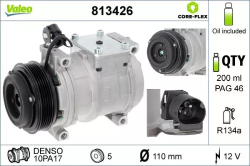 Compressor, airconditioning VALEO 813426)