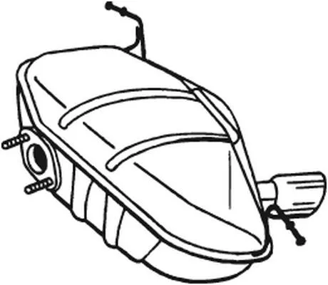 Achterdemper BOSAL 247-413)