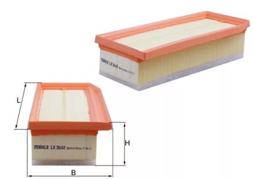 Luchtfilter KNECHT LX 3542)