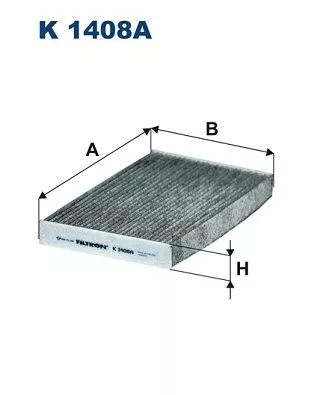 Filter, cabinelucht FILTRON K 1408A)