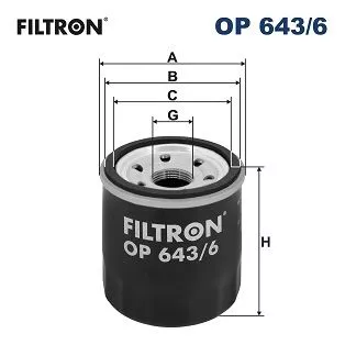 Oil Filter FILTRON OP 643/6)