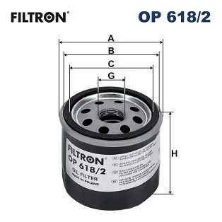 Oil Filter FILTRON OP 618/2)
