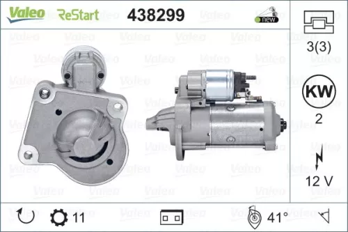 Starter VALEO 438299)
