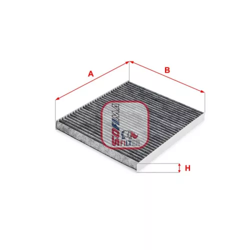 Filter, cabinelucht SOFIMA S 4256 CA)
