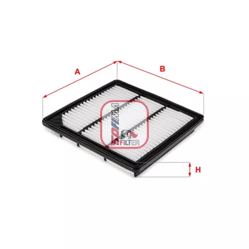 Luchtfilter SOFIMA S 3652 A)