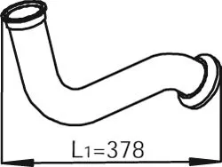 Exhaust Pipe DINEX 22182)