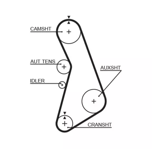 Timing Belt GATES 5492XS)