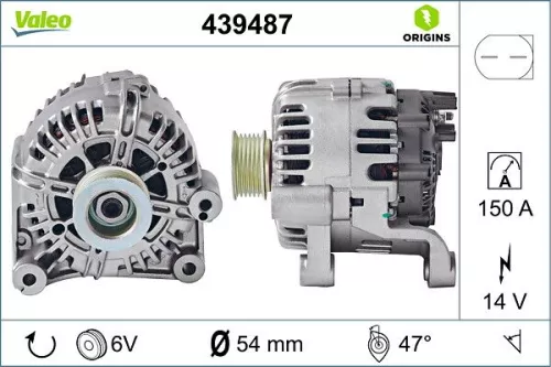 Alternator VALEO 439487)