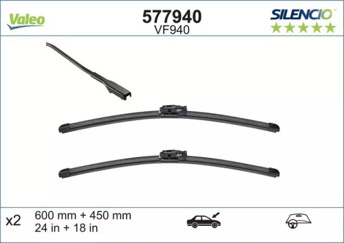 Ruitenwisser VALEO 577940)
