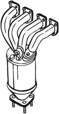 Catalytic Converter BOSAL 099-636)