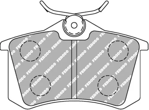 Remblokkenset, schijfrem FERODO RACING FCP541Z)