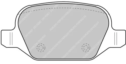 Remblokkenset, schijfrem FERODO RACING FCP1349H)