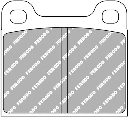 Brake Pad Set, disc brake FERODO RACING FCP2Z)