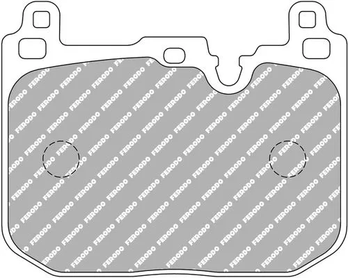 Remblokkenset, schijfrem FERODO RACING FCP4872H)