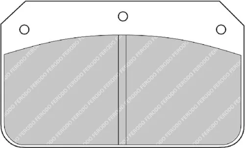 Remblokkenset, schijfrem FERODO RACING FRP502W)