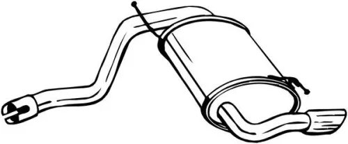 Achterdemper BOSAL 200-181)