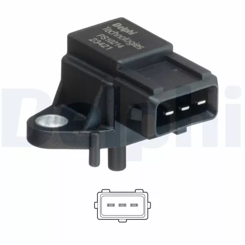 Sensor, turbodruk DELPHI PS10214)