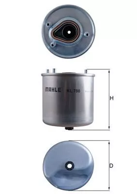 Fuel Filter KNECHT KL 780)