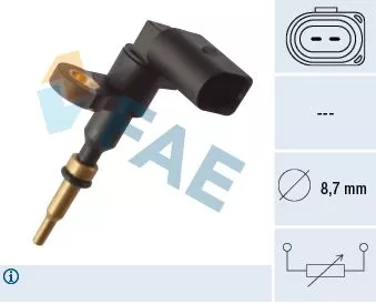 Sensor, coolant temperature FAE 33895)