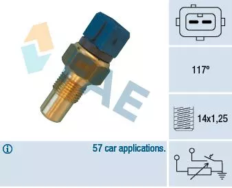 Sensor, coolant temperature FAE 34440)