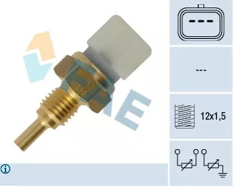 Sensor, koelvloeistoftemperatuur FAE 33356)